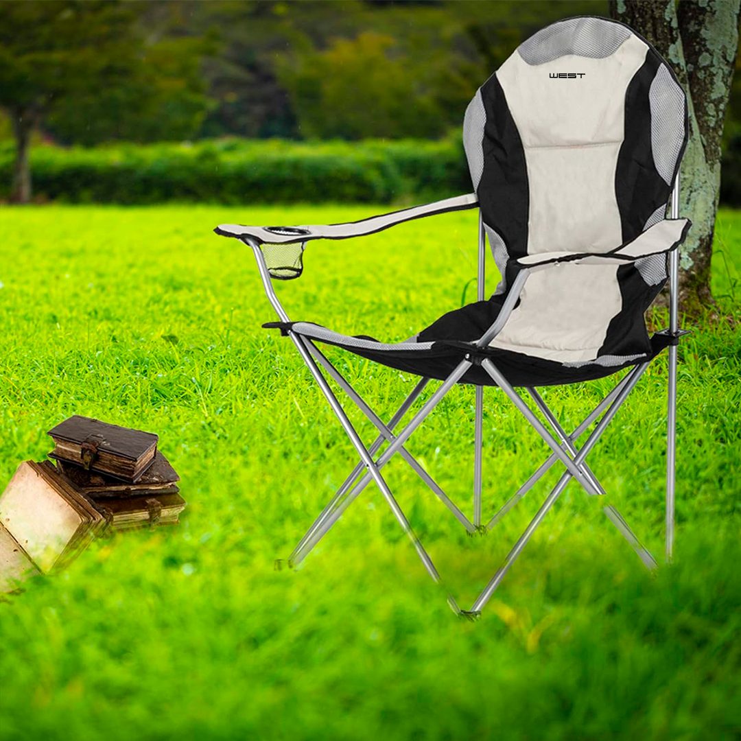 Silla Sillon Plegable Camping Acolchada Reforzada Outdoors